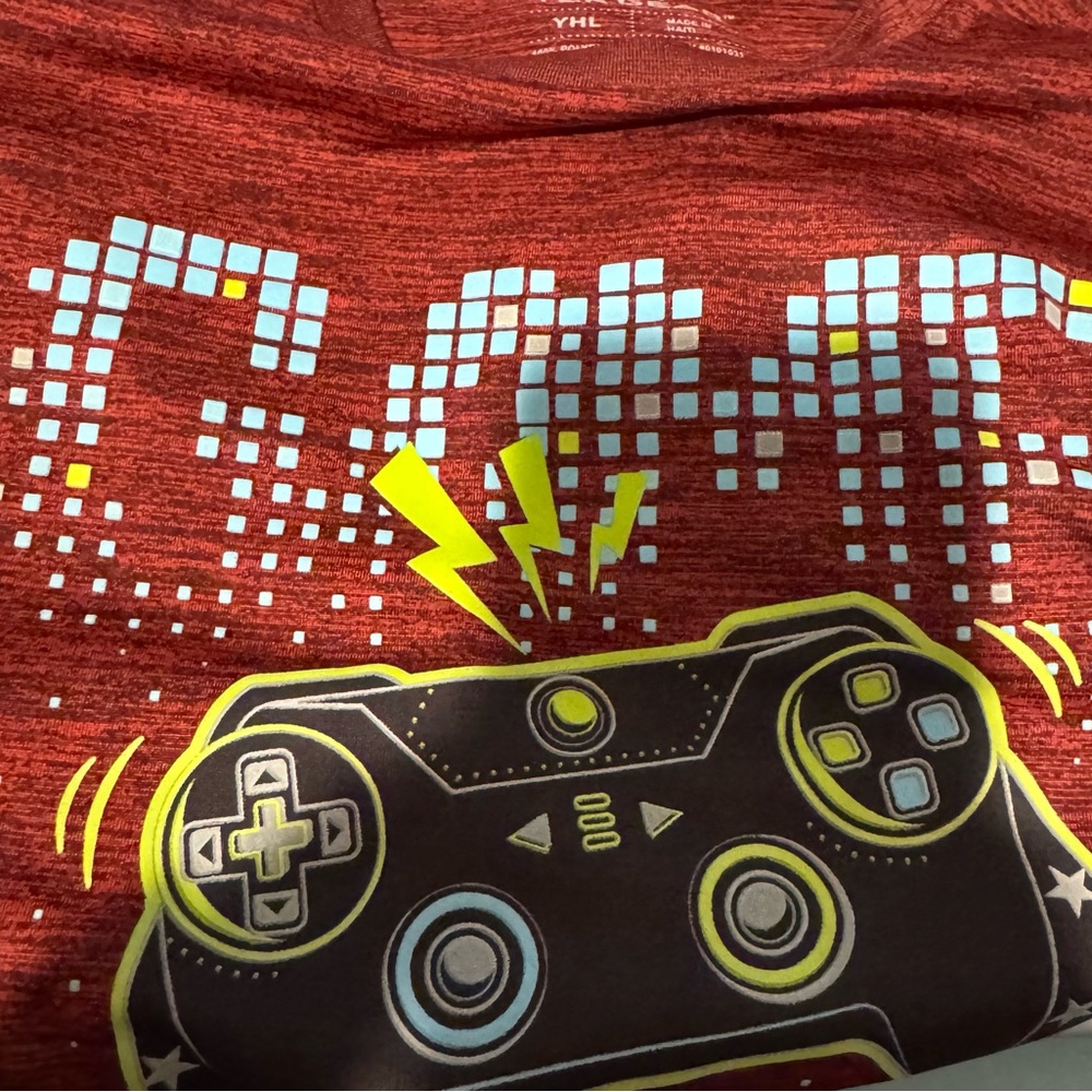 Tek Gear Red and Yellow Gaming Controller